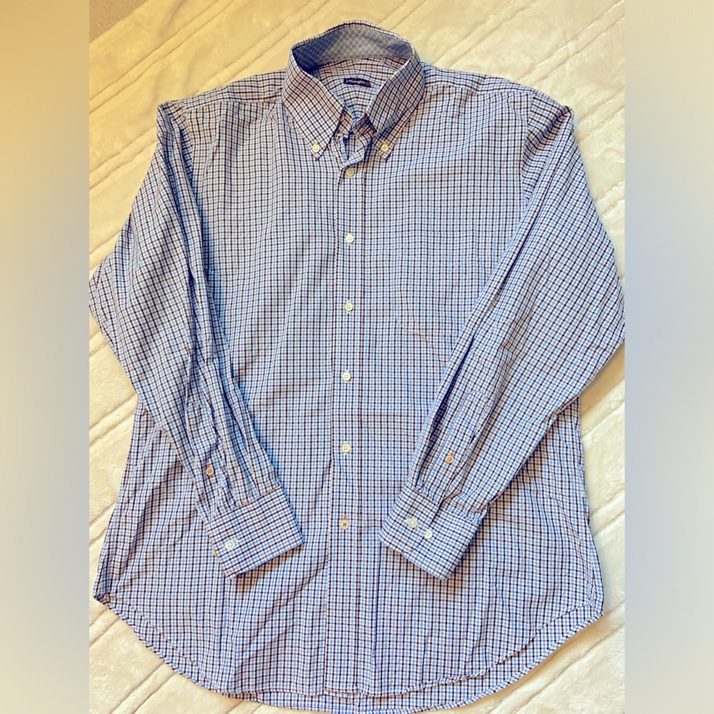 J. McLaughlin Plaid Shirt - size Medium
